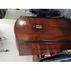 Small vintage lockable wardrobe