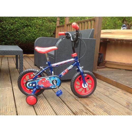 Childs Spider-Man bike. 12inch (nearly new)