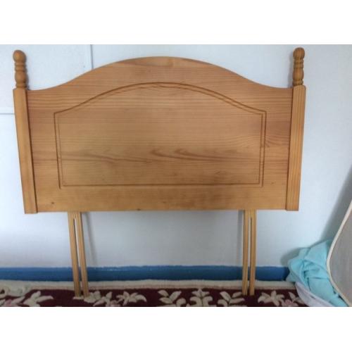 Pine single headboards