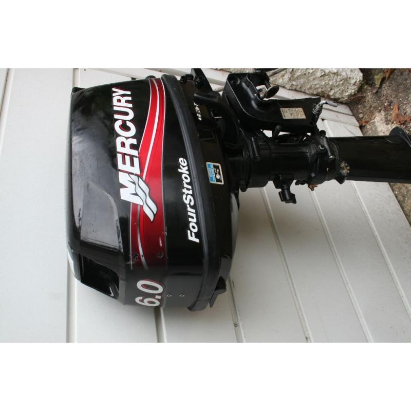 MERCURY 6 hp 4 Stroke Outboard Engine Motor Short Shaft - excellent condition