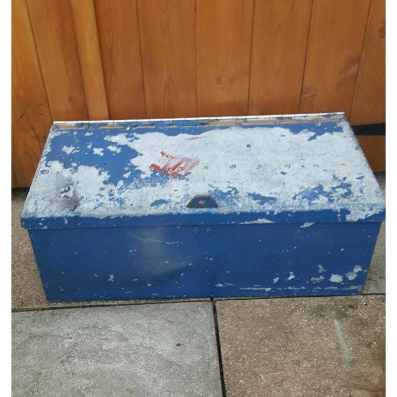 Tool box trunk/storage tin