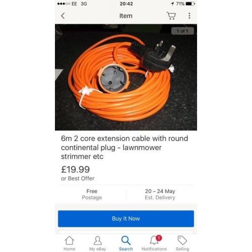 Lawn Mower cable