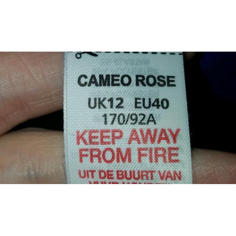 Cameo rose blue dress size 12