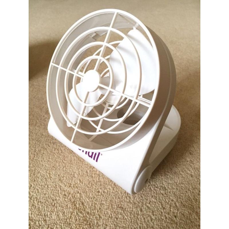 Variety of desk fans
