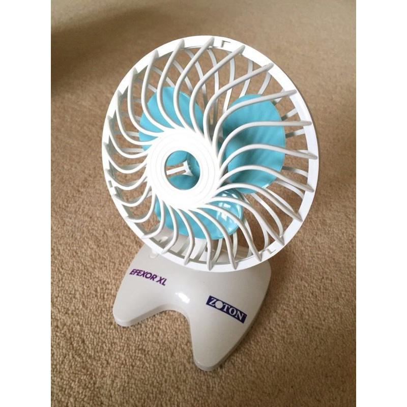 Variety of desk fans