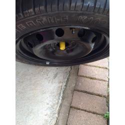 Spare wheel and tyre Renault clio