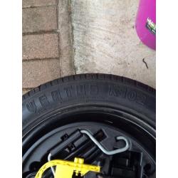 Spare wheel and tyre Renault clio