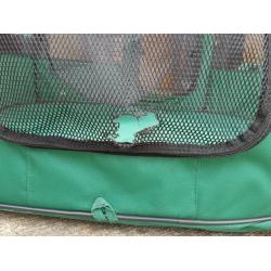 Canvas foldable puppy pen