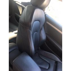 Audi A5 black leather seats