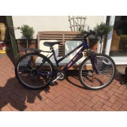 Ladies mountain bike hardly ridden. Good condition