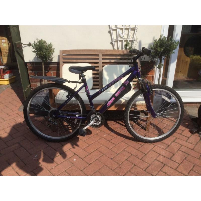 Ladies mountain bike hardly ridden. Good condition