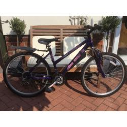 Ladies mountain bike hardly ridden. Good condition