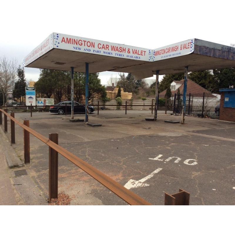 Hand Car wash site for rent in Birmingham (previous car wash in place).