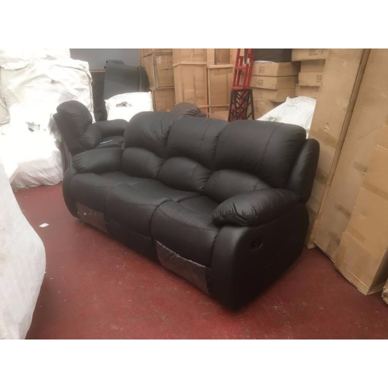 york and surrounding - all supplied NEW - leather recliner sofa set - DELIVERY AVAILABLE
