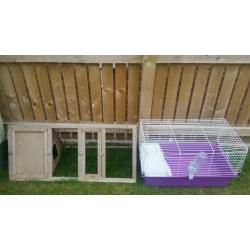 Rabbit cage and run
