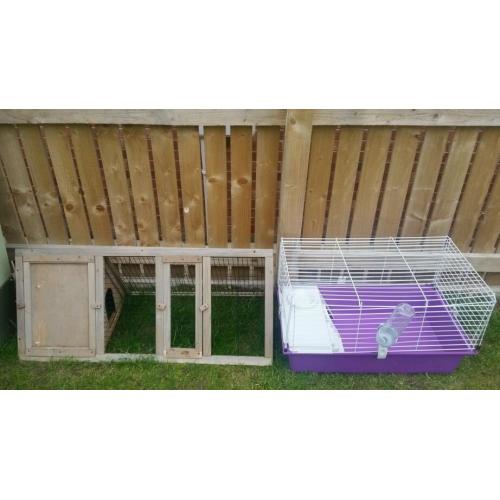 Rabbit cage and run