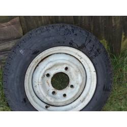 CARAVAN TRAILER, ETC TYRES, WHEELS FOR SALE