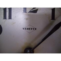 VINTAGE FRENCH VEDETTE WALL CLOCK