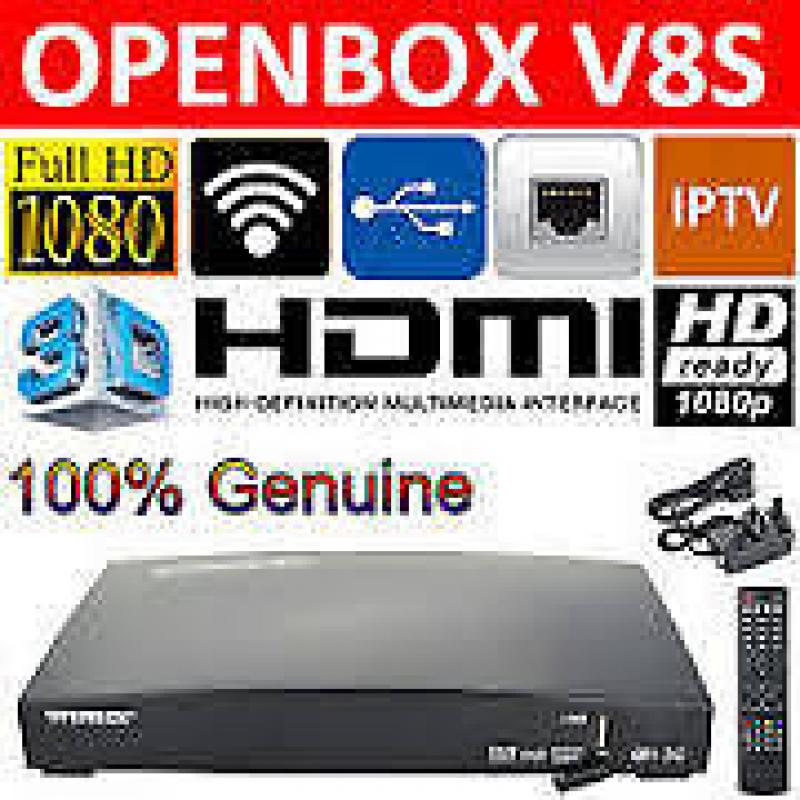 LATEST OPENBOX V8S SYSTEM INCLUDES 12 MONTH GIFT