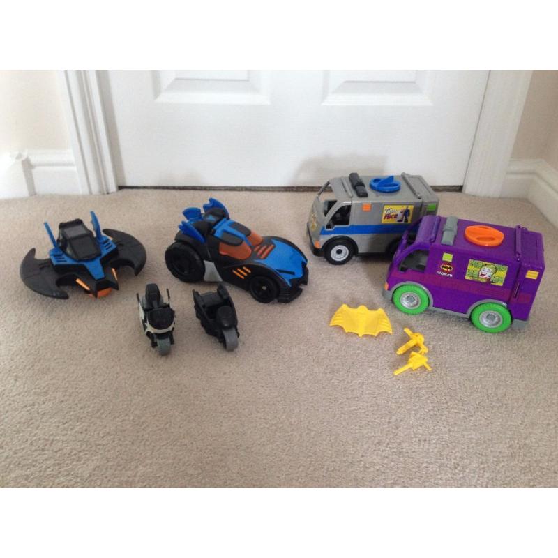 Imaginext Batcave plus Vehicles and Figures