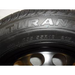 new 16" bridgestone tyre and steel 5 stud steel wheel 5 x 112 centers fit skoda, seat,vw audi