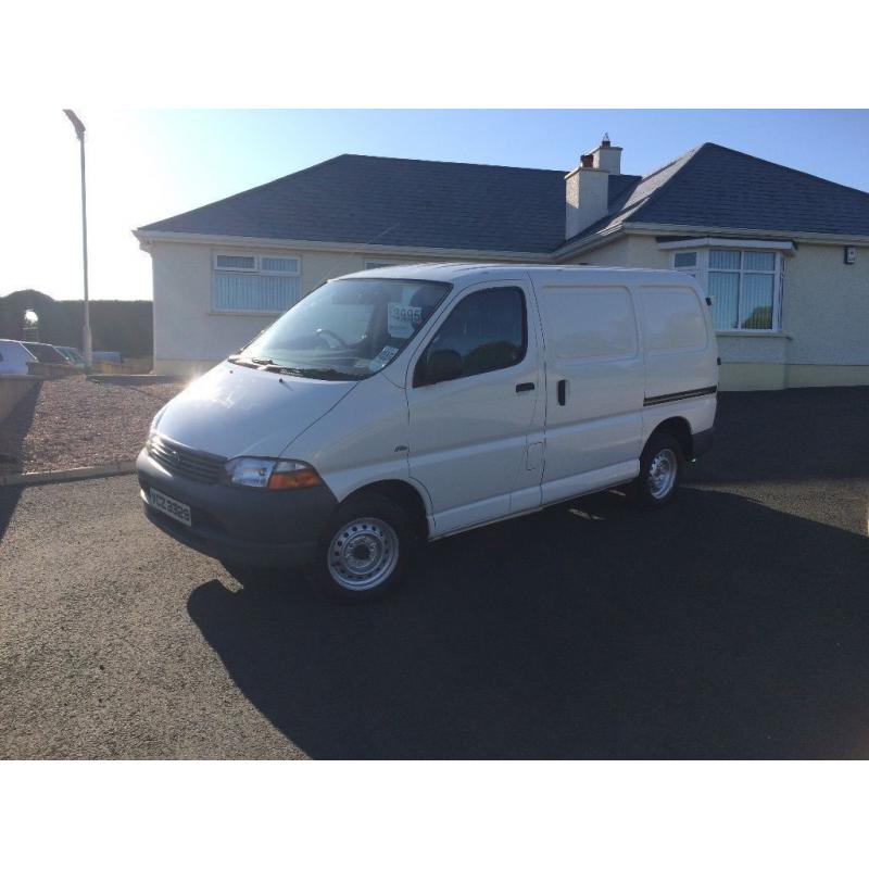 2003 Dec Toyota Hiace 2.5TD 280 S (Twin Rear Doors) Panel Van