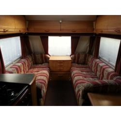 Swift conqueror 650 lux 2001 6 berth twin axle caravan