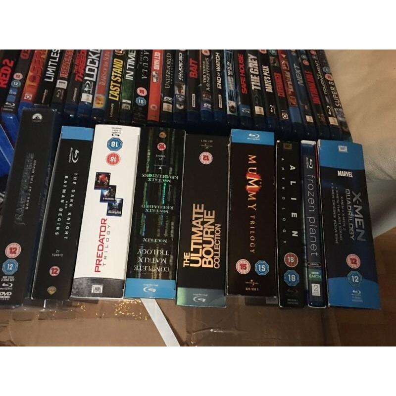 OVER 230 BLU RAY FILMS JOB LOT