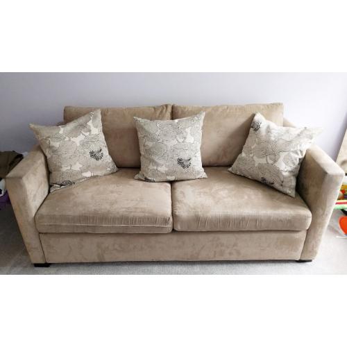 2 seater sofa bed - hadrly used