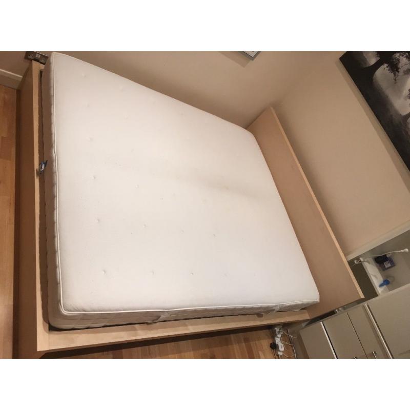Super King Sized Bed Frame and Mattress
