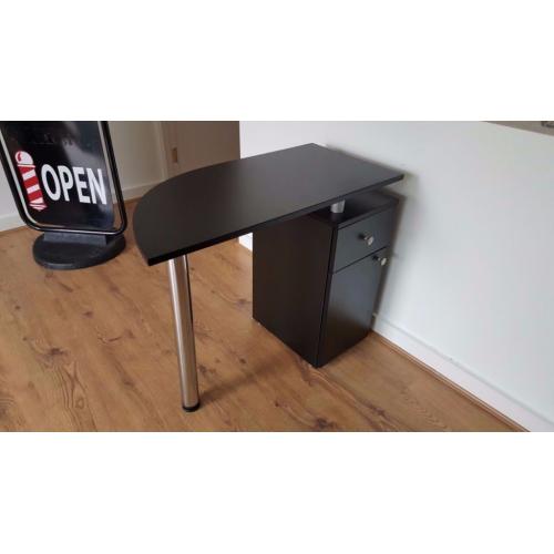 Manicure Technicians Table Station Nail Bar in Black Matt /Ref: 1503