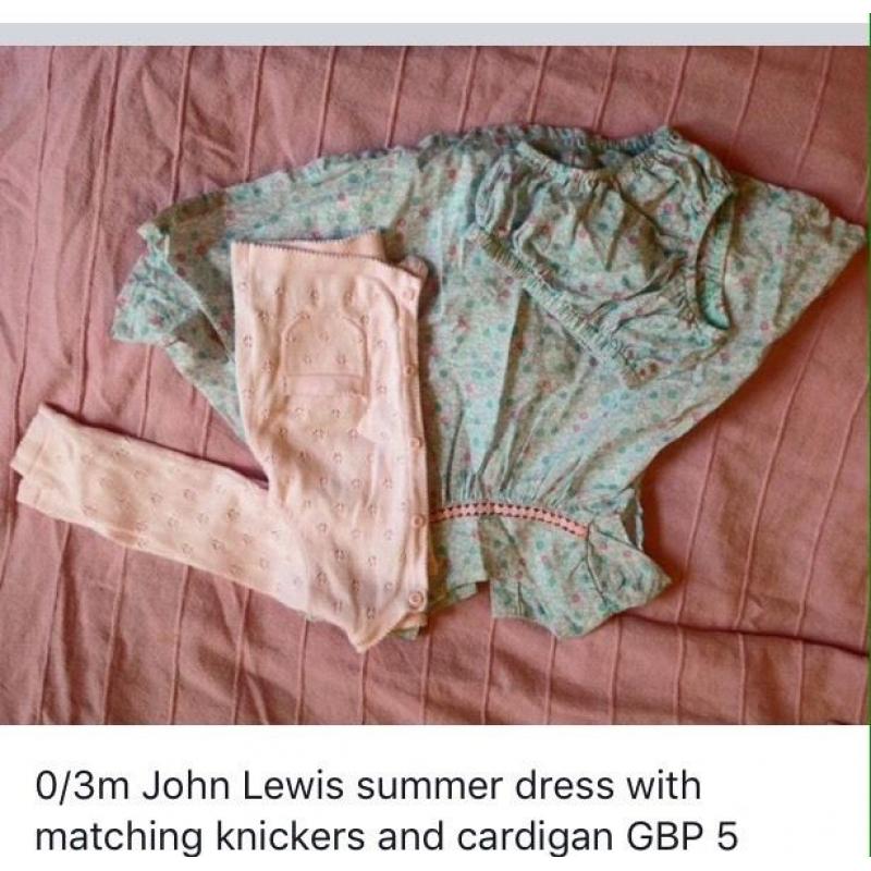 0-3M girls clothes