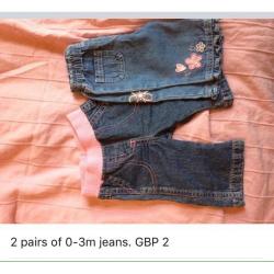 0-3M girls clothes
