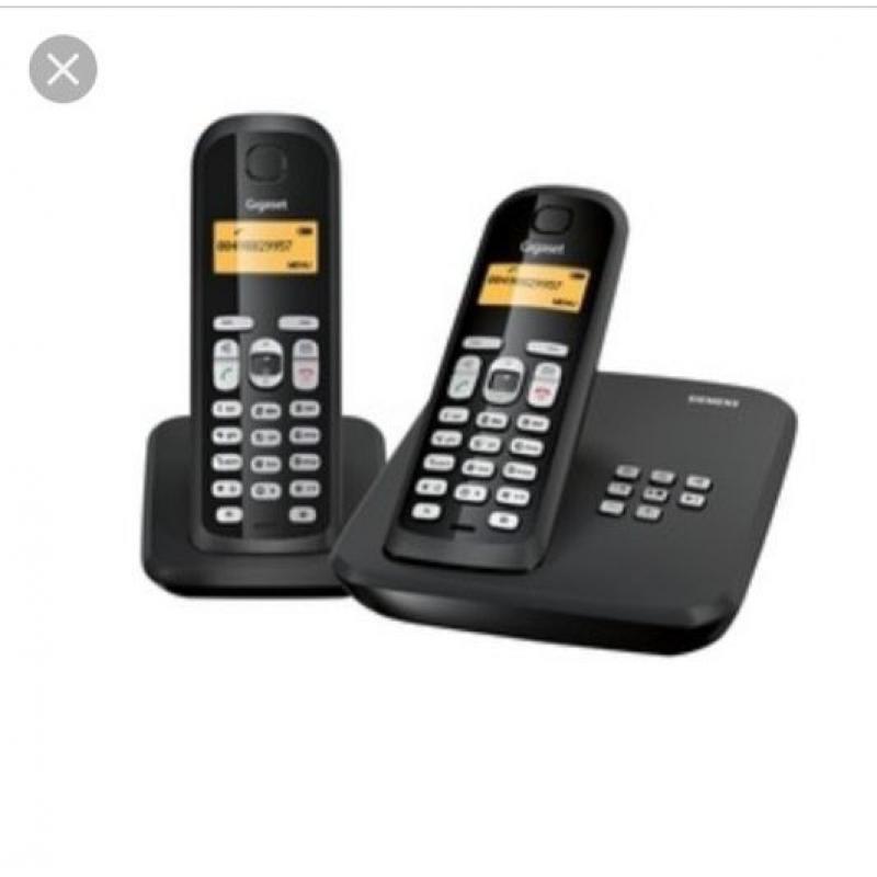 Siemens Gigaset duo landline telephones