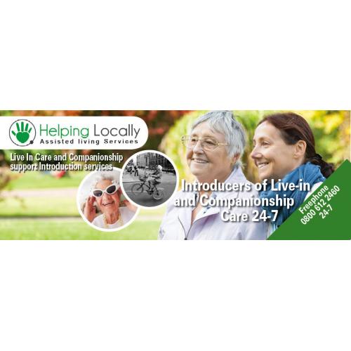 Helping Locally is seeking Companions in and around Swansea areas