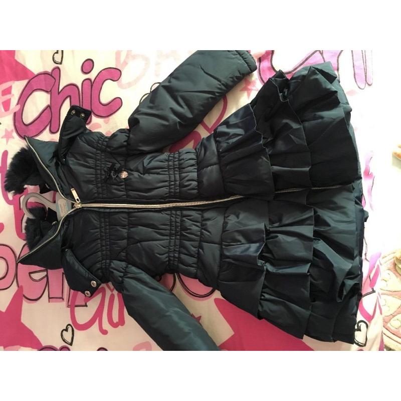Navy Le Chic Coat Age 4 years