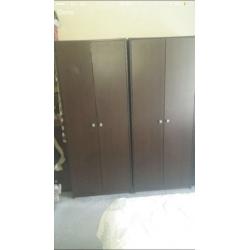 2x wardrobes and 3x chest of drawers, Free delivery