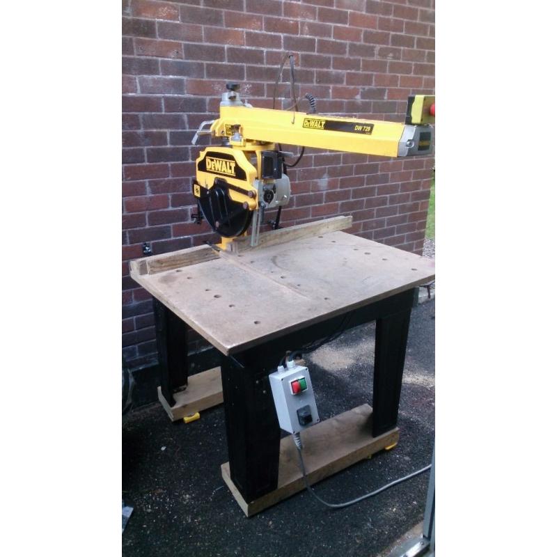 DEWALT DW729 TYPE A2 RADIAL ARM SAW
