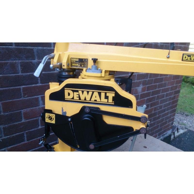 DEWALT DW729 TYPE A2 RADIAL ARM SAW