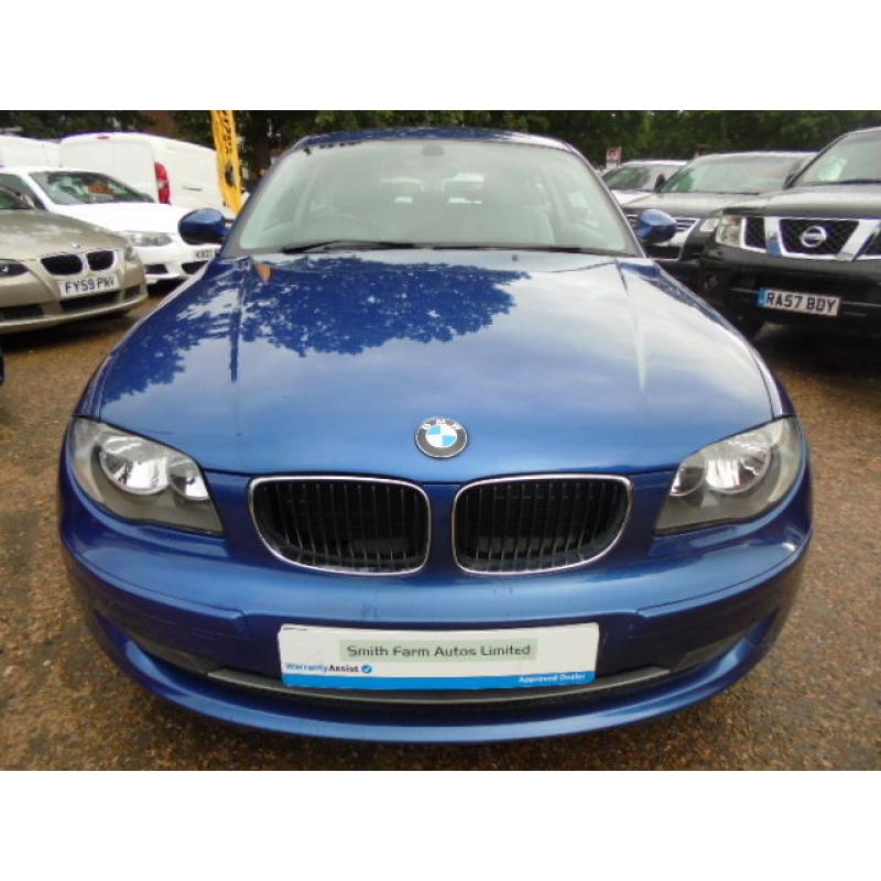 BMW 1 SERIES 116i SE (blue) 2008