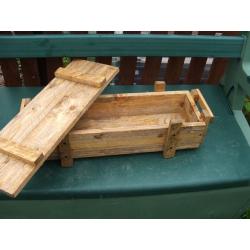 STRONG TIMBER BOX, new timber & SCREWED TOGETHER.