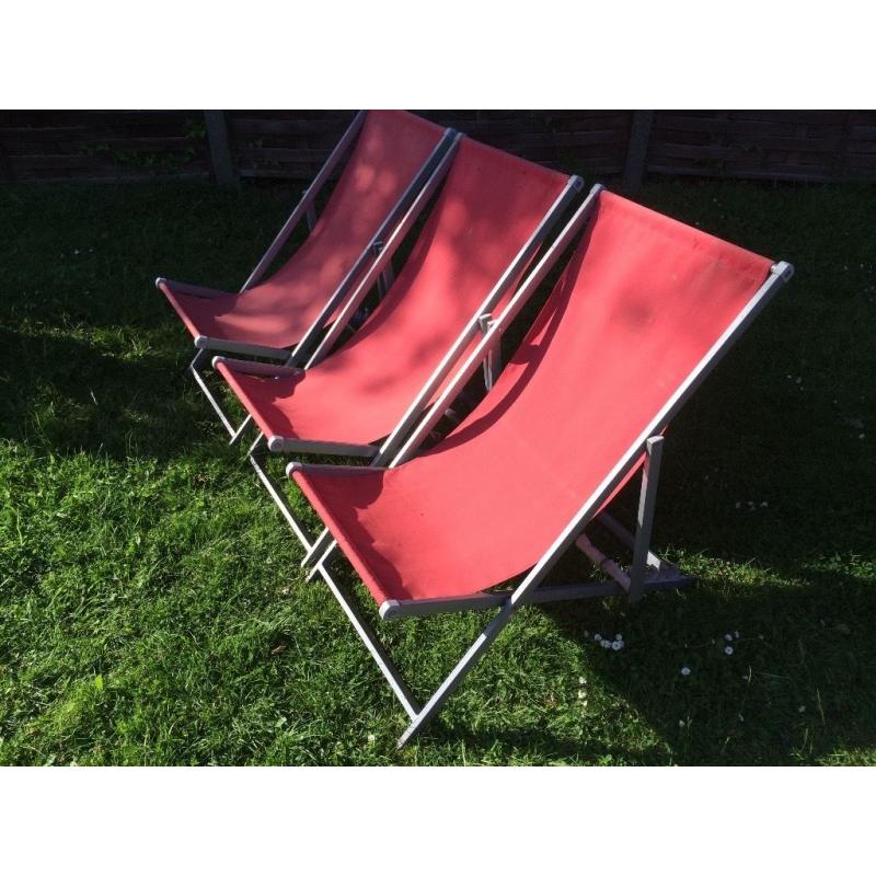Deck Chairs x 3