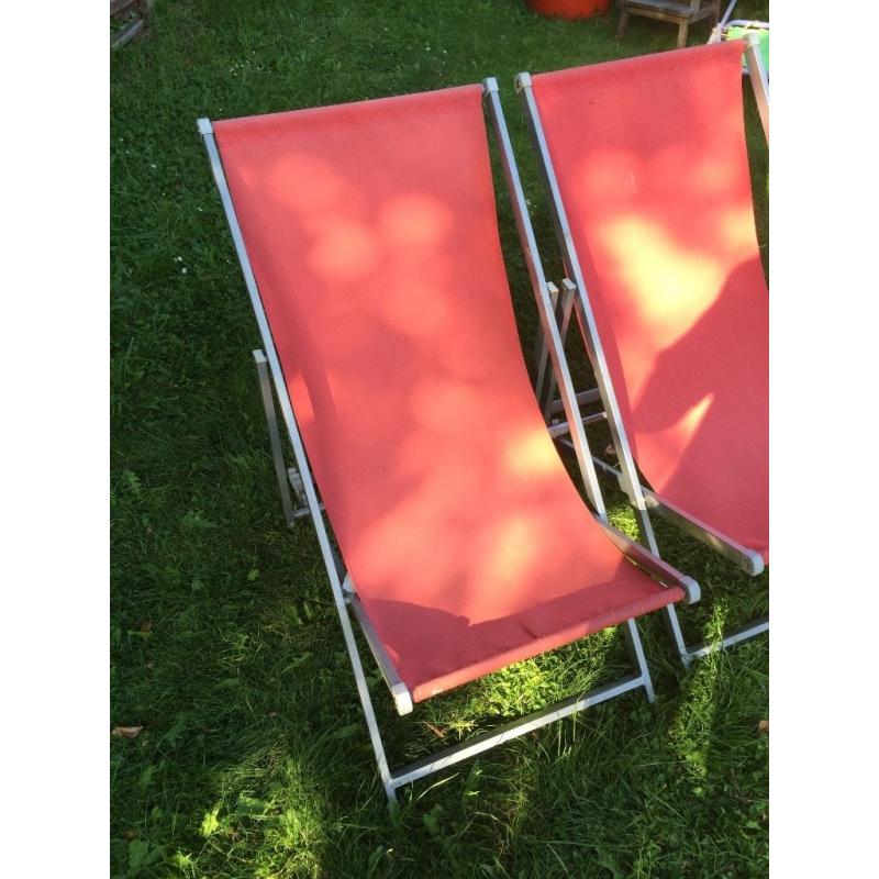 Deck Chairs x 3