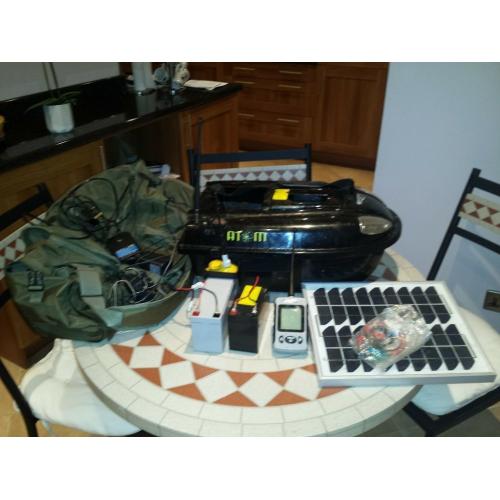waverunner bait boat with upgraded sonar fish finder for sale.
