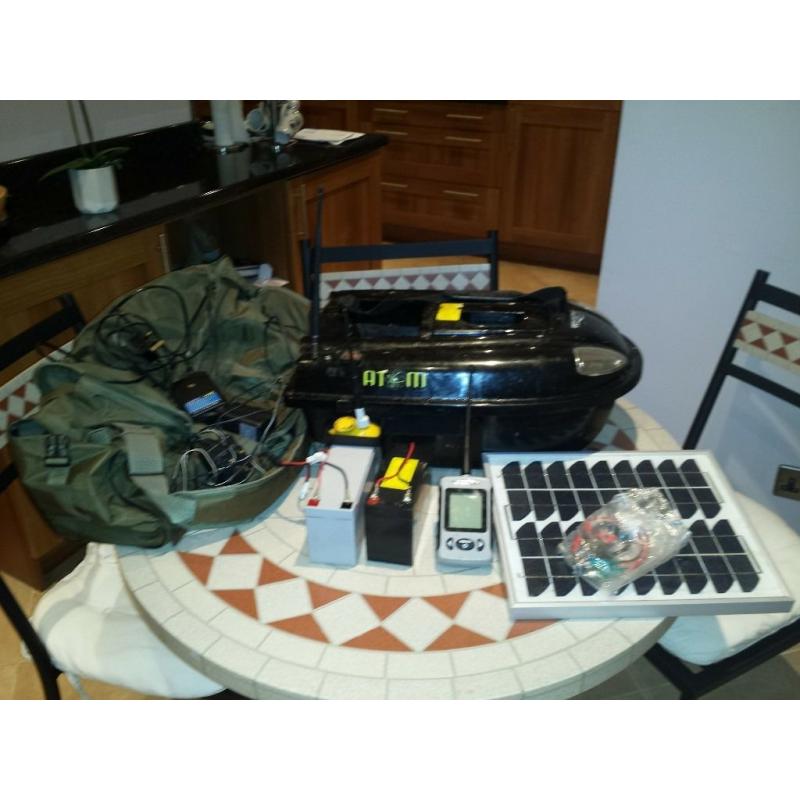 waverunner bait boat with upgraded sonar fish finder for sale.