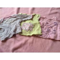 Baby girl pyjama and t shirt bundle