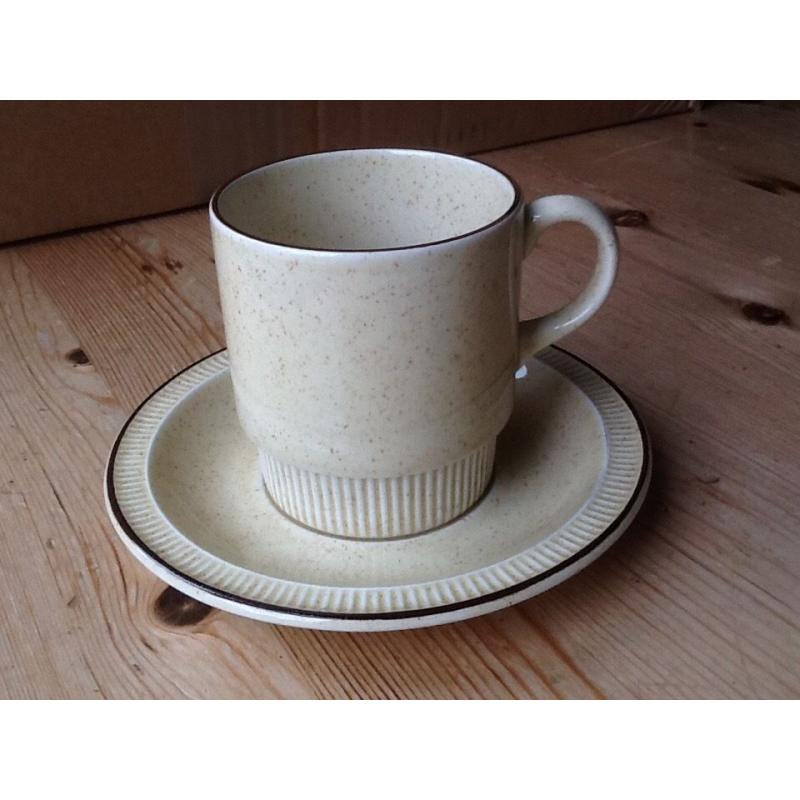 Poole Pottery tea/ coffee cups and saucers in Broadstone in perfect condition .