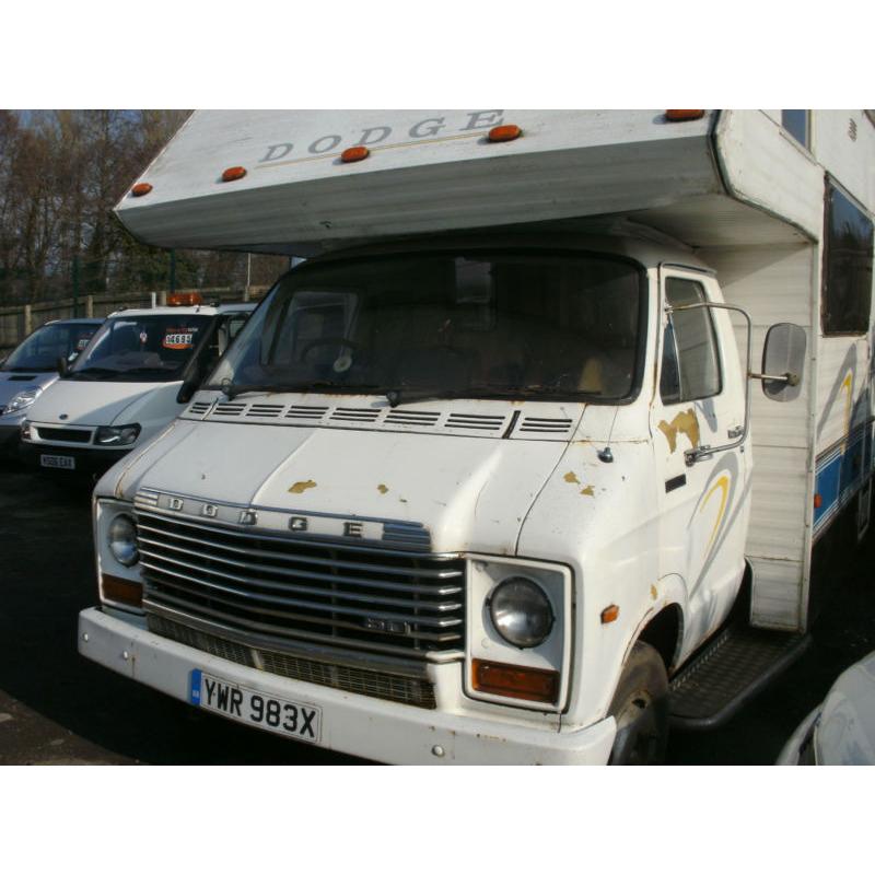 1982 Dodge 50 Motor Caravan in need of restoration