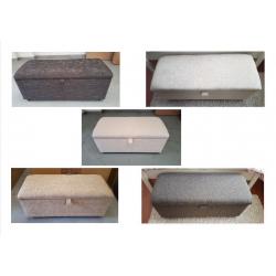 BRAND NEW OTTOMAN with Lined Storage available in CREAM, BROWN, GREY & CHARCOAL **CAN DELIVER**