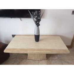 Large marble coffee table